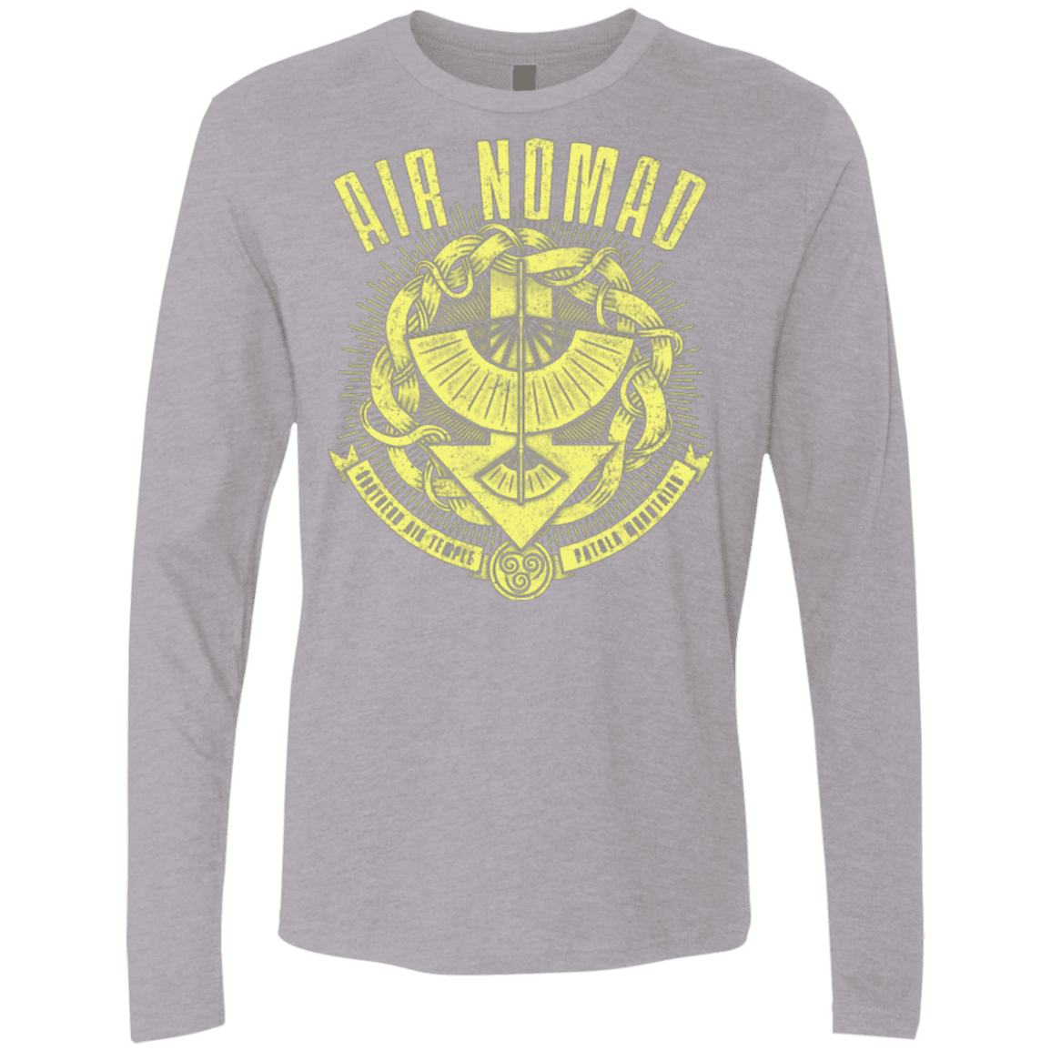T-Shirts Heather Grey / Small Air is Peaceful Men's Premium Long Sleeve