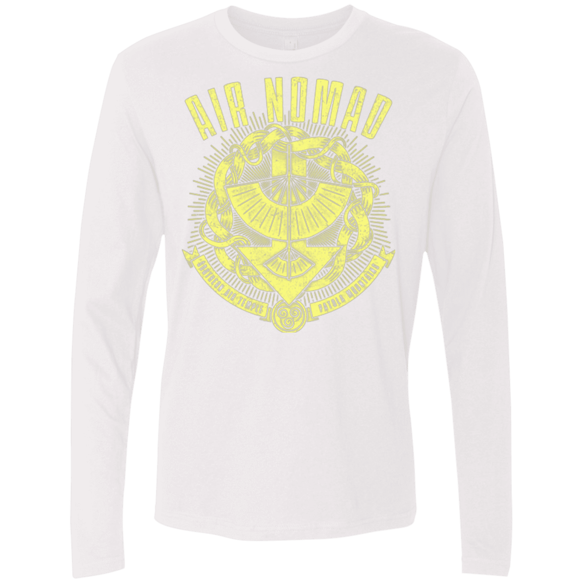 T-Shirts White / Small Air is Peaceful Men's Premium Long Sleeve