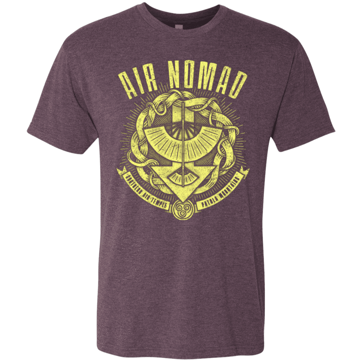 T-Shirts Vintage Purple / Small Air is Peaceful Men's Triblend T-Shirt