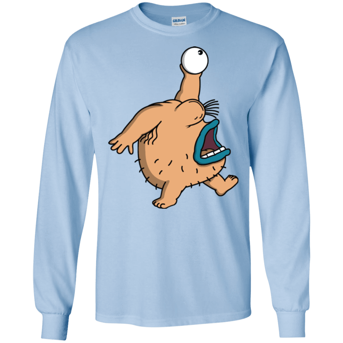 T-Shirts Light Blue / S Air Krumm Men's Long Sleeve T-Shirt