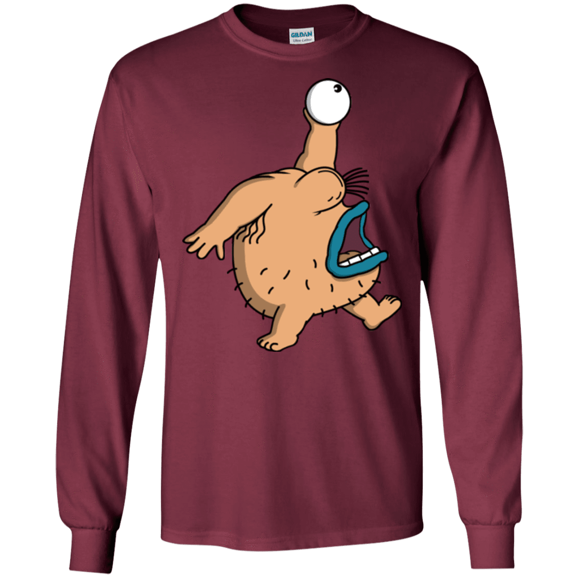 T-Shirts Maroon / S Air Krumm Men's Long Sleeve T-Shirt