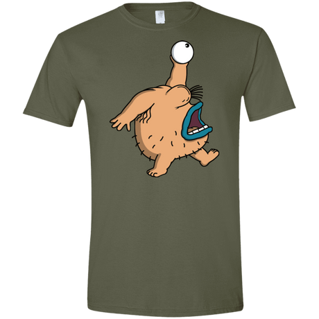 T-Shirts Military Green / S Air Krumm Men's Semi-Fitted Softstyle