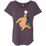 T-Shirts Vintage Purple / X-Small Air Krumm Triblend Dolman Sleeve