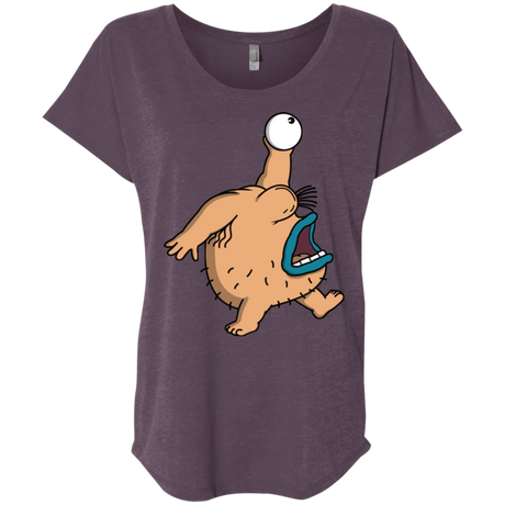 T-Shirts Vintage Purple / X-Small Air Krumm Triblend Dolman Sleeve