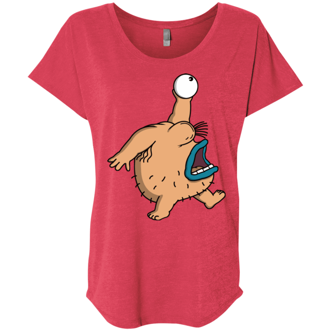 T-Shirts Vintage Red / X-Small Air Krumm Triblend Dolman Sleeve