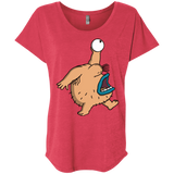 T-Shirts Vintage Red / X-Small Air Krumm Triblend Dolman Sleeve