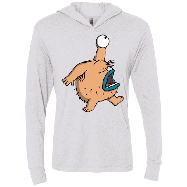 T-Shirts Heather White / X-Small Air Krumm Triblend Long Sleeve Hoodie Tee