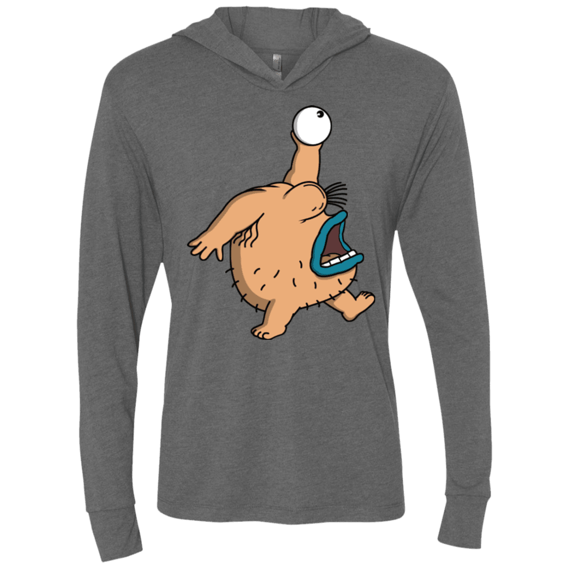 T-Shirts Premium Heather / X-Small Air Krumm Triblend Long Sleeve Hoodie Tee