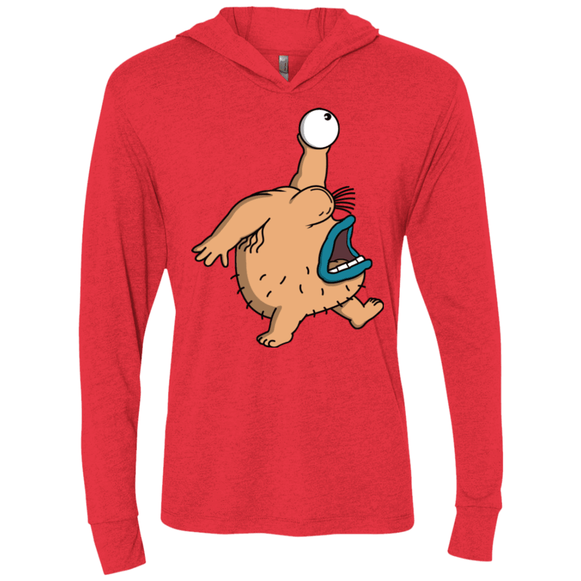 T-Shirts Vintage Red / X-Small Air Krumm Triblend Long Sleeve Hoodie Tee