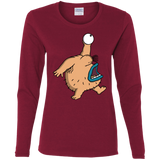 T-Shirts Cardinal / S Air Krumm Women's Long Sleeve T-Shirt