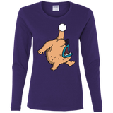 T-Shirts Purple / S Air Krumm Women's Long Sleeve T-Shirt