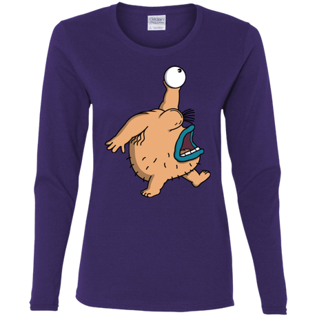 T-Shirts Purple / S Air Krumm Women's Long Sleeve T-Shirt