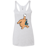 T-Shirts Heather White / X-Small Air Krumm Women's Triblend Racerback Tank
