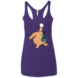 T-Shirts Purple Rush / X-Small Air Krumm Women's Triblend Racerback Tank