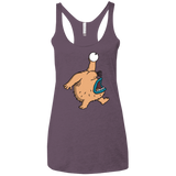 T-Shirts Vintage Purple / X-Small Air Krumm Women's Triblend Racerback Tank