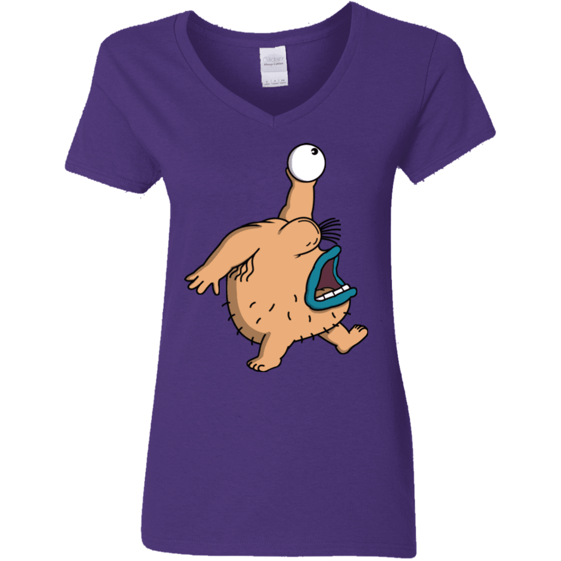 T-Shirts Purple / S Air Krumm Women's V-Neck T-Shirt