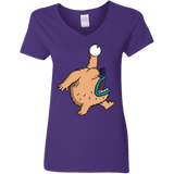 T-Shirts Purple / S Air Krumm Women's V-Neck T-Shirt