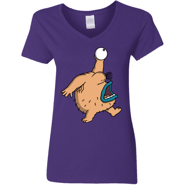 T-Shirts Purple / S Air Krumm Women's V-Neck T-Shirt