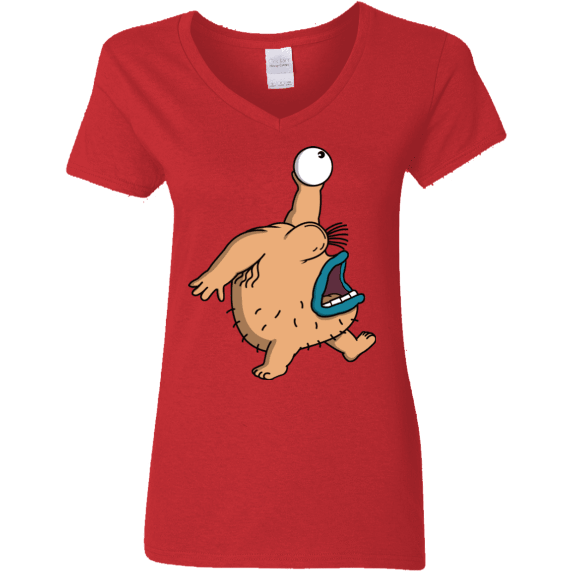 T-Shirts Red / S Air Krumm Women's V-Neck T-Shirt