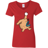 T-Shirts Red / S Air Krumm Women's V-Neck T-Shirt