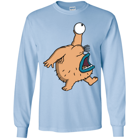 T-Shirts Light Blue / YS Air Krumm Youth Long Sleeve T-Shirt