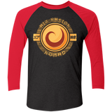 T-Shirts Vintage Black/Vintage Red / X-Small Air Nation Nomad Men's Triblend 3/4 Sleeve