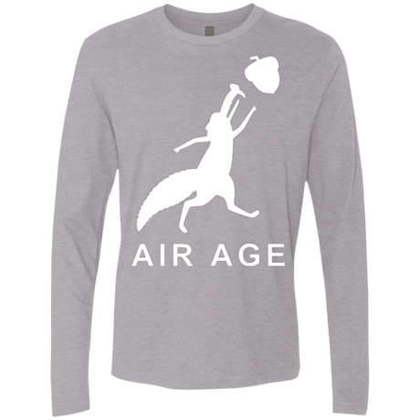 T-Shirts Heather Grey / Small Air Nut Men's Premium Long Sleeve