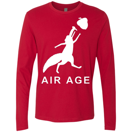 T-Shirts Red / Small Air Nut Men's Premium Long Sleeve