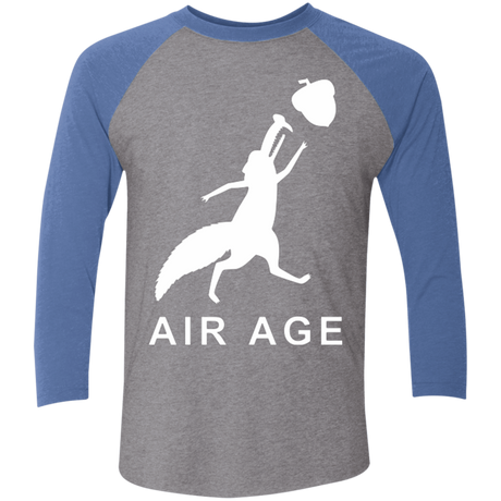 T-Shirts Premium Heather/ Vintage Royal / X-Small Air Nut Men's Triblend 3/4 Sleeve