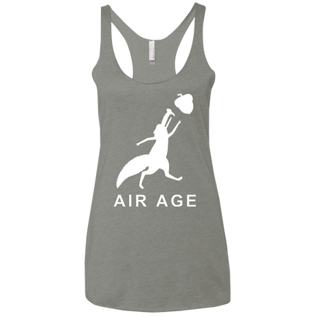 T-Shirts Venetian Grey / X-Small Air Nut Women's Triblend Racerback Tank