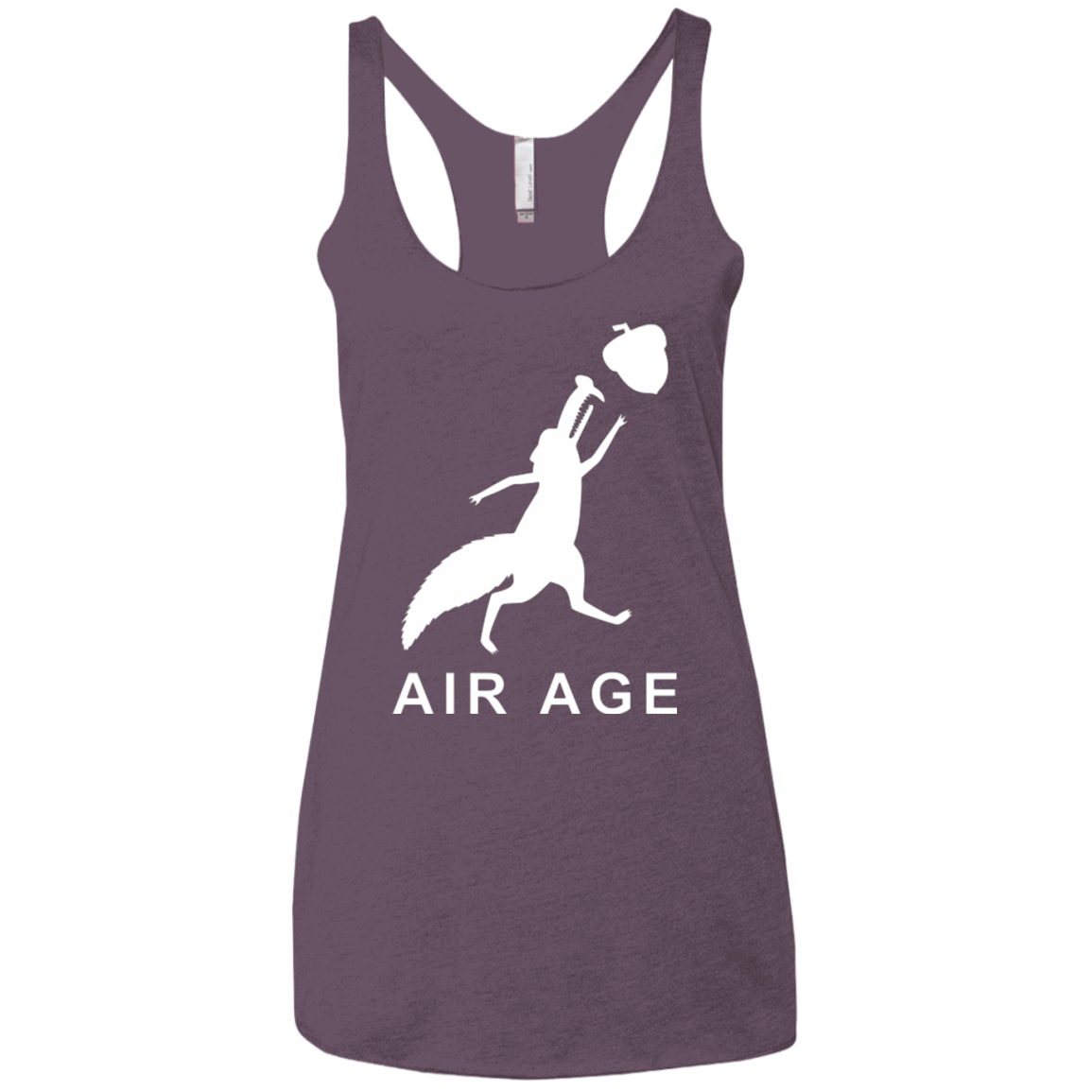 T-Shirts Vintage Purple / X-Small Air Nut Women's Triblend Racerback Tank