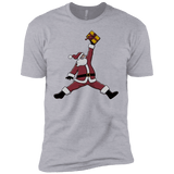 T-Shirts Heather Grey / YXS Air Santa Boys Premium T-Shirt