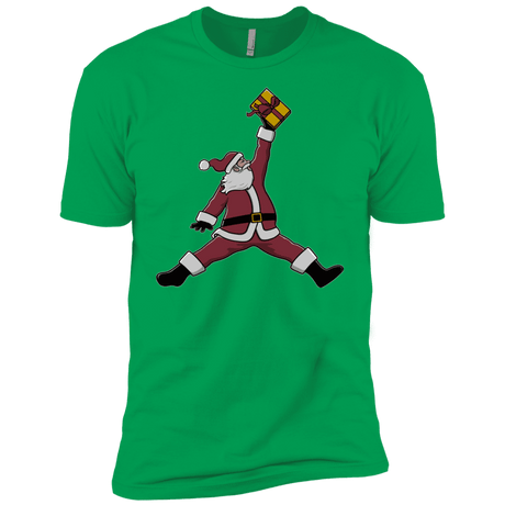 T-Shirts Kelly Green / YXS Air Santa Boys Premium T-Shirt