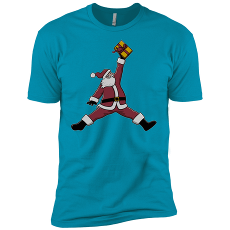 T-Shirts Turquoise / YXS Air Santa Boys Premium T-Shirt