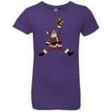 T-Shirts Purple Rush / YXS Air Santa Girls Premium T-Shirt