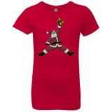 T-Shirts Red / YXS Air Santa Girls Premium T-Shirt