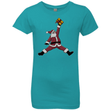 T-Shirts Tahiti Blue / YXS Air Santa Girls Premium T-Shirt