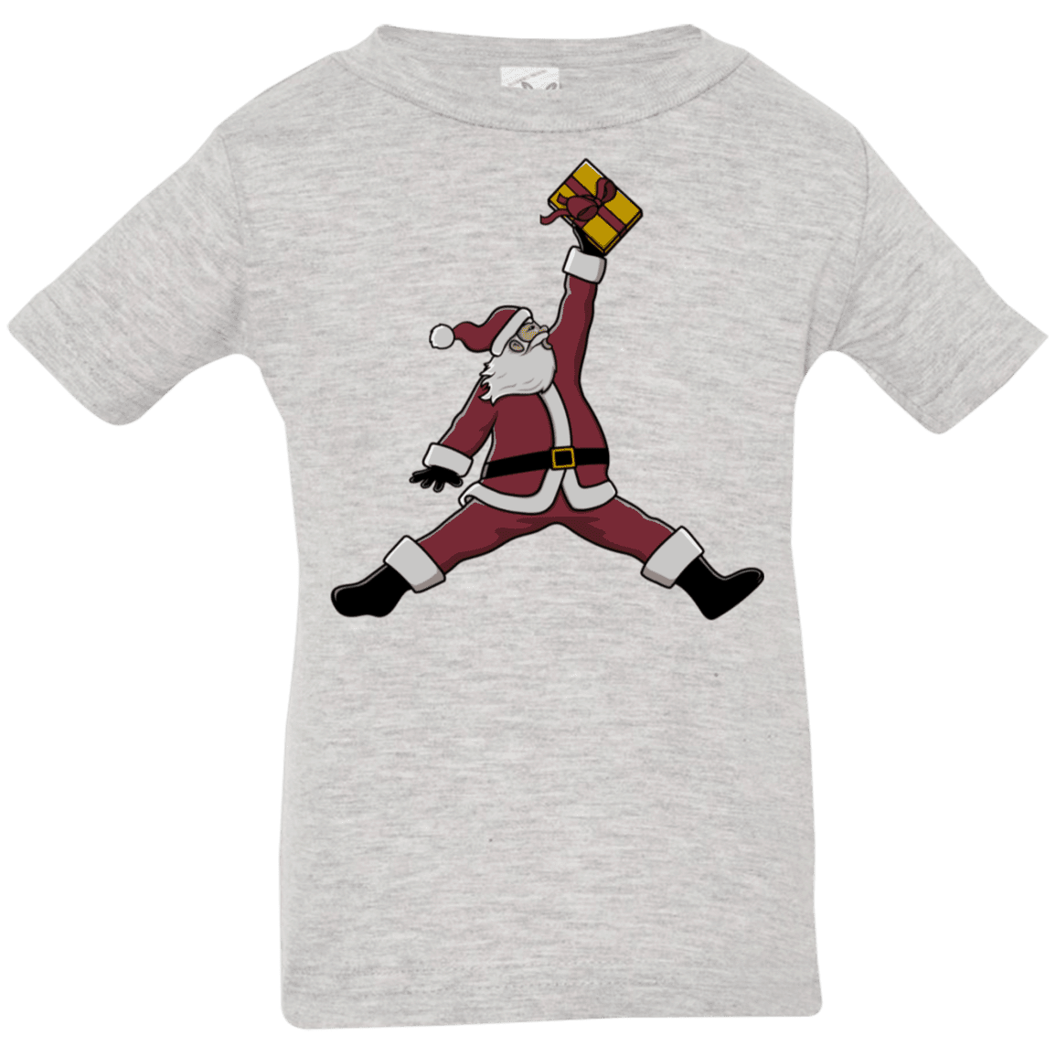 T-Shirts Heather Grey / 6 Months Air Santa Infant Premium T-Shirt
