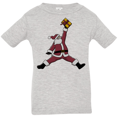T-Shirts Heather Grey / 6 Months Air Santa Infant Premium T-Shirt