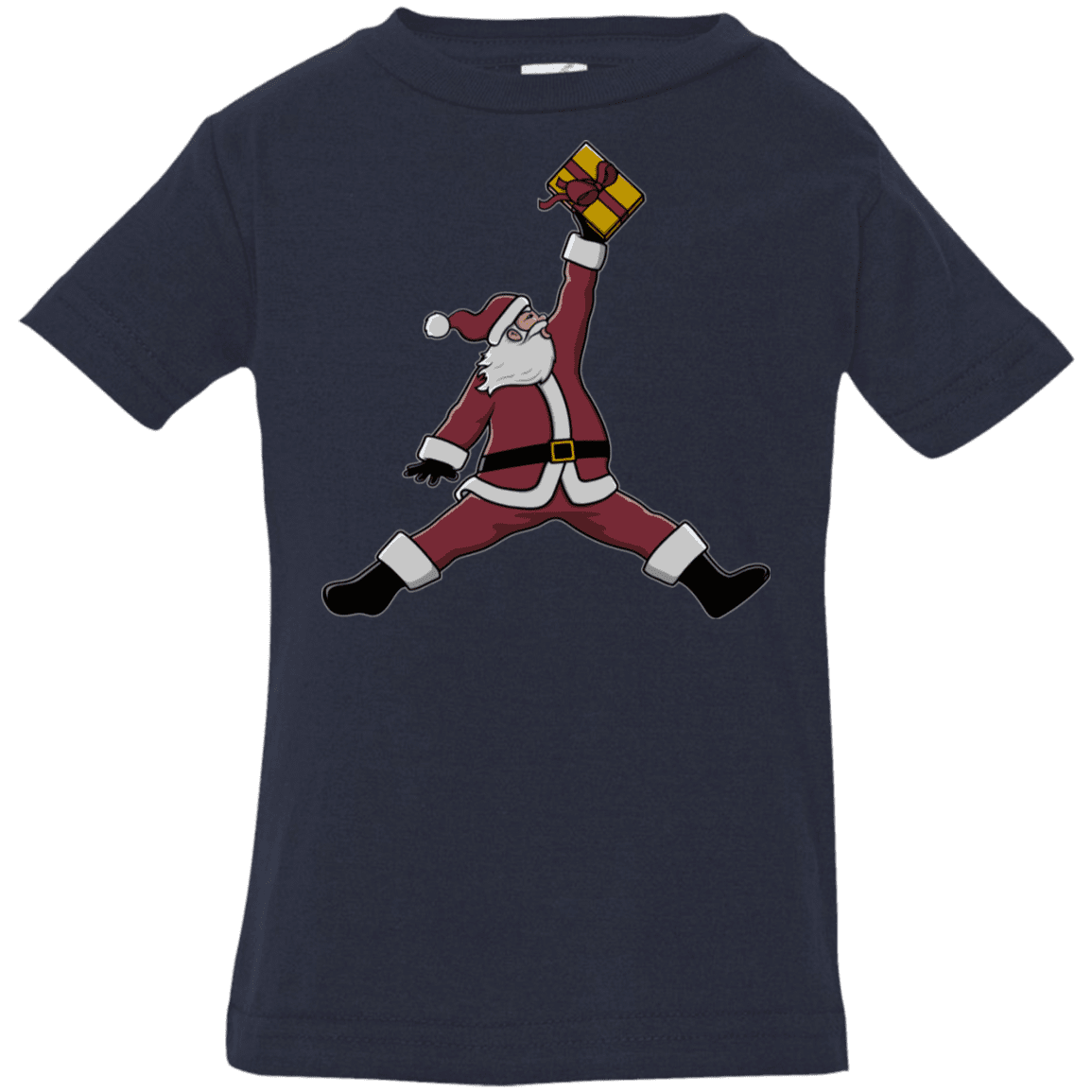 T-Shirts Navy / 6 Months Air Santa Infant Premium T-Shirt