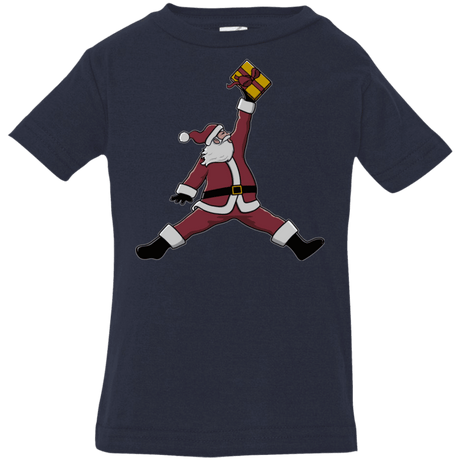 T-Shirts Navy / 6 Months Air Santa Infant Premium T-Shirt