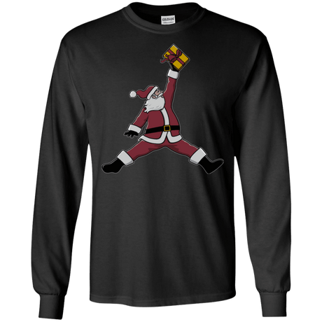 T-Shirts Black / S Air Santa Men's Long Sleeve T-Shirt