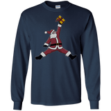 T-Shirts Navy / S Air Santa Men's Long Sleeve T-Shirt