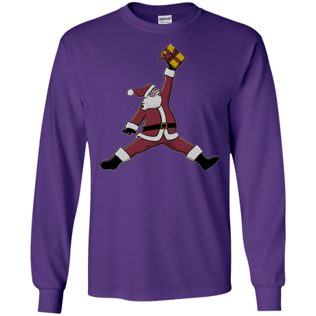 T-Shirts Purple / S Air Santa Men's Long Sleeve T-Shirt
