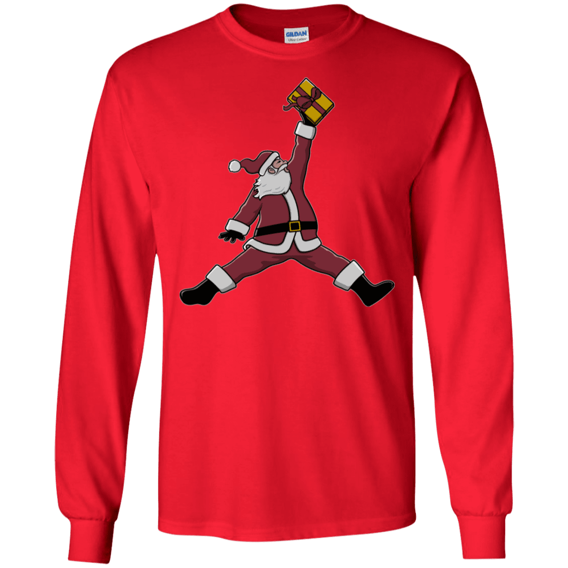 T-Shirts Red / S Air Santa Men's Long Sleeve T-Shirt