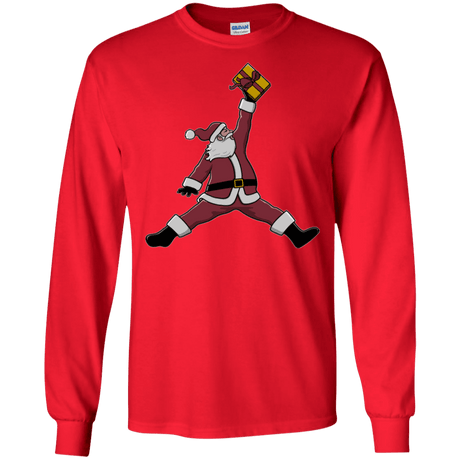 T-Shirts Red / S Air Santa Men's Long Sleeve T-Shirt