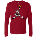 T-Shirts Cardinal / S Air Santa Men's Premium Long Sleeve