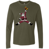 T-Shirts Military Green / S Air Santa Men's Premium Long Sleeve
