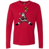 T-Shirts Red / S Air Santa Men's Premium Long Sleeve