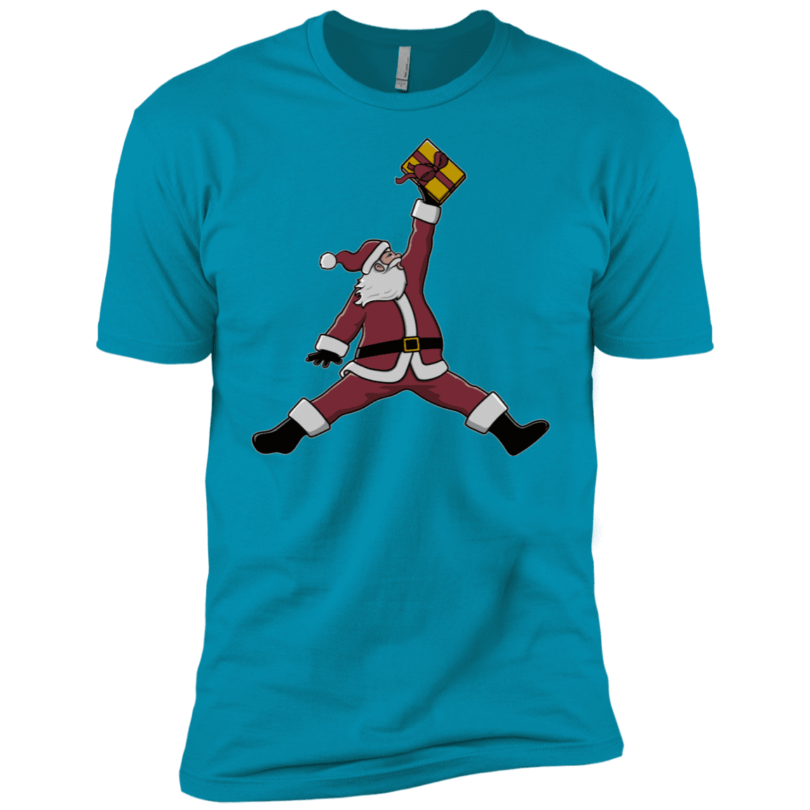 T-Shirts Turquoise / X-Small Air Santa Men's Premium T-Shirt